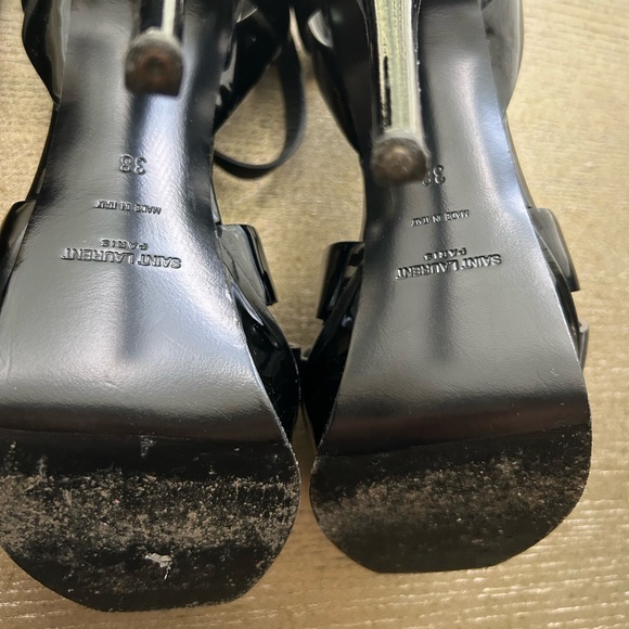 Authentic Saint Laurent tribute t strap platform heel - Picture 7 of 9